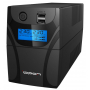 ИБП Ippon Back Power Pro II 800, 800VA, 480ВТ, AVR 162-290В, 4хС13, управление по USB, RJ-45, LCD, без кабелей