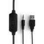 Акустич. система 2.0 Gembird SPK-105, черный, 5 Вт, регулятор громкости, USB-питание