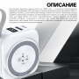 Пауэрбанк Сhoetech Power Bank B697C-WHSL 10000mAh LED display for Mobile and Apple watch