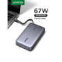 Пауэрбанк UGREEN PB550 55996B 20000mAh 67W 1C1A Power Bank with 1*67W Built-in Cable