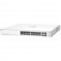 Коммутатор JL684A Aruba Instant On 1930 24G 4SFP+ L2+ (24xRJ-45 10/100/1000 ports PoE+ 370W, 4xSFP+ 1/10Gb ports)