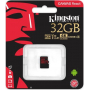 Карта памяти Kingston 32GB microSDHC Canvas React 100R/70W U3 UHS-I V30 A1 No Adapter