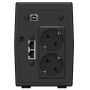 ИБП Ippon Back Power Pro II Euro 850, 850VA, 480Вт, AVR 162-290В, 2хEURO, управление по USB, RJ-45, LCD, без кабелей
