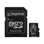 Карта памяти Kingston 256GB microSDXC Canvas Select Plus 100R A1 C10 Card + Adapter, SDCS2/256GB