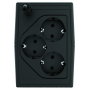 ИБП Ippon Back Basic 850S Euro, 850VA, 480Вт, AVR 162-275В, 3хEURO, управление по USB, без комлекта кабелей