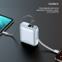 Пауэрбанк Choetech Power Bank B832-LBE 35W 10000mAh with USB-C Cable