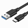 Кабель UGREEN US184 USB-C Male To USB 3.0 A  3A Data Cable 1m 20882