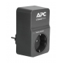 Сетевой фильтр APC PM1WB-RS Essential SurgeArrest, 1 розетка, 230 В, CEE7 Schuko, черный