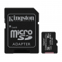 Карта памяти Kingston 16GB microSDHC Canvas Select Plus 100R A1 C10 Card + Adapter, SDCS2/16GB