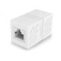 Разъем сетевой UGREEN NW114 RJ 45 Network Keystone Jack In-Line Coupler Female to Female 1pcs (White) 20311