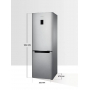 Холодильник Samsung (высота 1850 мм, 230 л, 98 л, Серебристый) RB33A32N0SA/WT