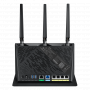Двухдиапазонный игровой маршрутизатор ASUS RT-AX86U:совместимость с PS 5, AiMesh, 2.5G Ethernet,Adaptive OoS