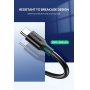 Кабель UGREEN US184 USB-C Male To USB 3.0 A  3A Data Cable 1m 20882