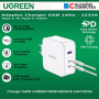 Зарядное устройство Ugreen CD289 Nexode 140W 3-Port PD GaN Fast Charger EU (White), 15339