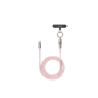 Кабель  UGREEN L508 35510 USB 2.0 60W 1.2m Pink Плетёный с петлёй