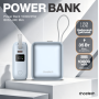Пауэрбанк Choetech Power Bank B832-LBE 35W 10000mAh with USB-C Cable