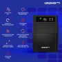 ИБП Ippon Back Basic 850, 850VA, 480Вт, AVR 162-275В, 3хС13, управление по USB, без комлекта кабелей