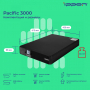 ИБП Ippon Pacific 3000, 3000 ВА, 2700 ВA, 1850 Вт, AVR 165-290В, 8xIEC C13, управление по USB/COM