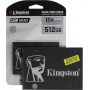 SSD-накопитель Kingston KC600 512Gb, 2.5", 7mm, SATA-III 6Gb/s, 3D TLC, SKC600/512G