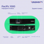 ИБП Ippon Pacific 1000, 1000 ВA, 900 Вт, AVR 165-290В, 8xIEC C13, управление по USB/COM