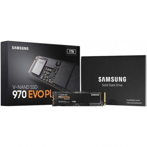Твердотельный накопитель SSD Samsung 970 EVO PLUS, MZ-V7S1T0BW  [1000 ГБ,M2,NVMe,чтение: 3500 МБ/с,запись: 3300 МБ/с,TLC