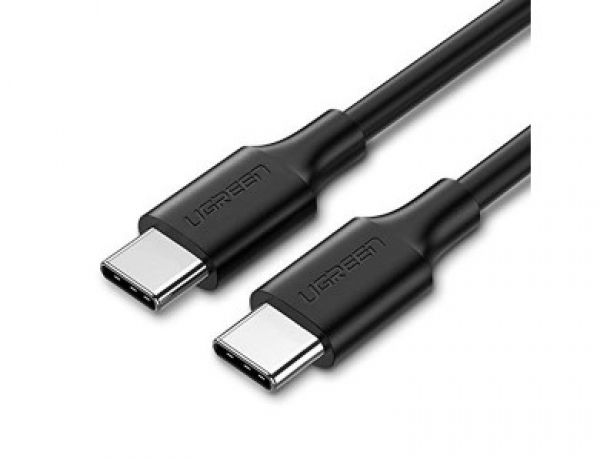 Кабель UGREEN US286 USB 2.0 Type C to Type C Cable Nickel Plating 1m (Black)
