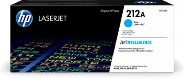 Картридж лазерный HP 212A W2121A, голубой / 4500 страниц.