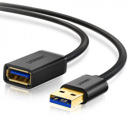 Кабель UGREEN US129 USB 3.0 Extension Male Cable 3m (Black), 30127