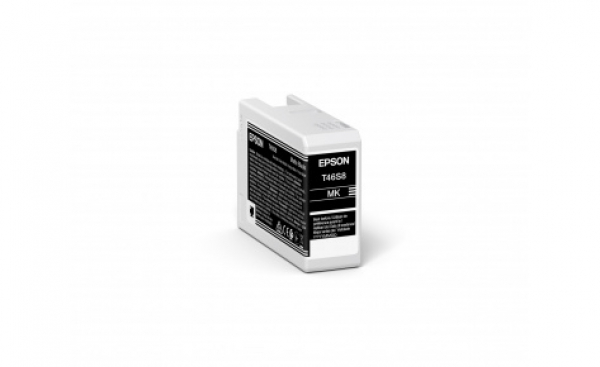 Картридж струйный Epson C13T46S800, T46S матовый черный для SC-P700 (Matte Black T46S8 ULTRACHROME PRO 10 INK)