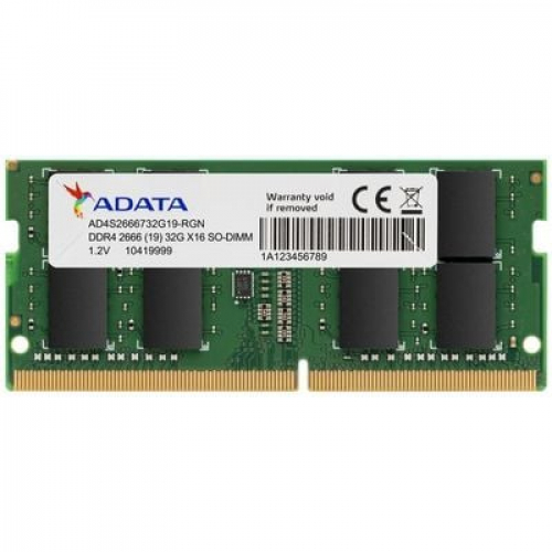 ОЗУ для ноутбука ADATA 8Gb/3200MHz DDR4 SO-DIMM, CL22, 1.2v, AD4S32008G22-RGN