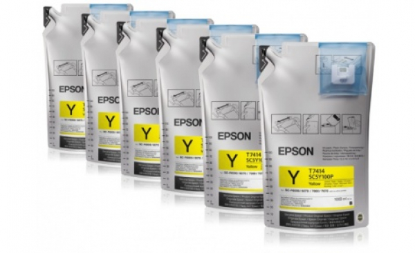 Набор картриджей Epson C13T773440 Yellow с желтыми чернилами 6х1л для Epson SureColor SC-B6000/B7000