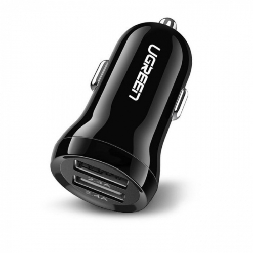 Автомобильное ЗУ Ugreen ED018 Dual USB-A 24W Car Charger, 50875 Автомобильное ЗУ Ugreen ED018 Dual USB-A 24W Car Charger, 50875