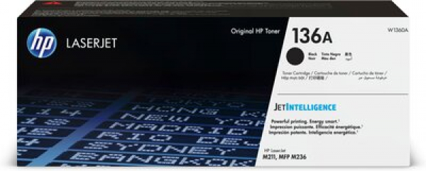 Оригинальный лазерный картридж HP W1360A LaserJet 136A, черный