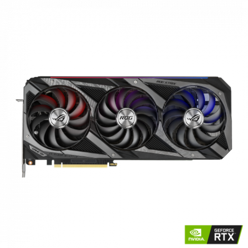 Видеокарта ROG-STRIX-RTX3080-O12G-GAMING, Triple fan, 12Gb/384bit GDDR6X, 2xHDMI 2.1, 3xDP 1.4a, HDCP, BOX Видеокарта ROG-STRIX-RTX3080-O12G-GAMING, Triple fan, 12Gb/384bit GDDR6X, 2xHDMI 2.1, 3xDP 1.4a, HDCP, BOX
