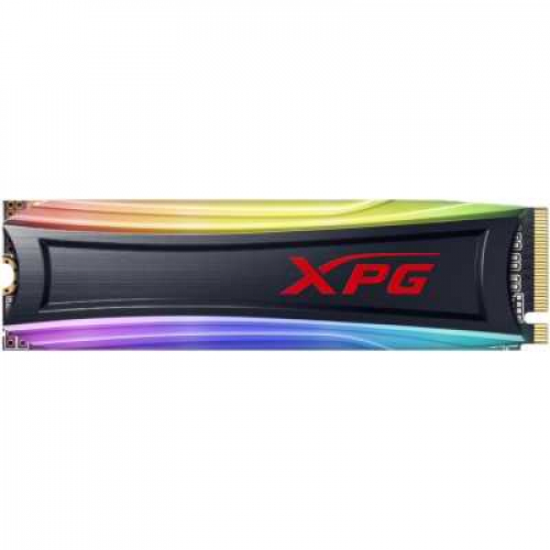 Твердотельный накопитель ADATA AS40G-256GT-C,XPG Spectrix S40G RGB,256Gb,M2,2280,Write 1200/Read3500,PCI-E Gen3 x4, NVMe