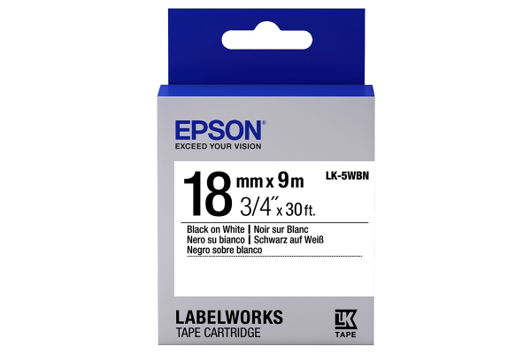 Стандартная лента Epson LK5WBN