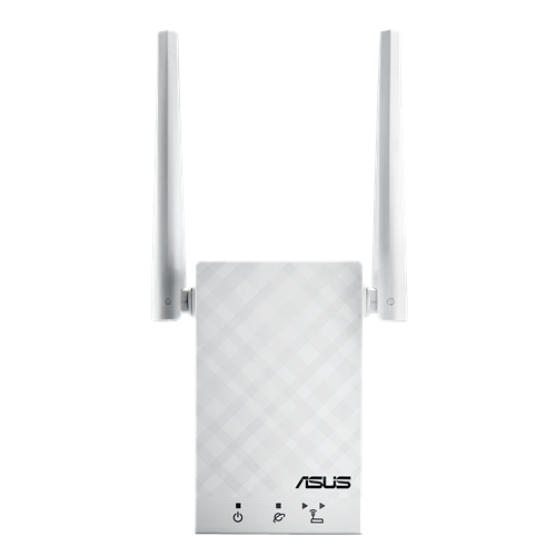 Двухдиапазонный беспроводной повторитель ASUS RP-AC55 стандарта Wi-Fi 802.11ac Двухдиапазонный беспроводной повторитель ASUS RP-AC55 стандарта Wi-Fi 802.11ac