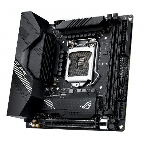 Сист. плата ASUS ROG STRIX H470-I GAMING, H470, 1200, 2xDIMM DDR4, PCI-E x16, M.2, 4xSATA, DP, HDMI, ITX Сист. плата ASUS ROG STRIX H470-I GAMING, H470, 1200, 2xDIMM DDR4, PCI-E x16, M.2, 4xSATA, DP, HDMI, ITX