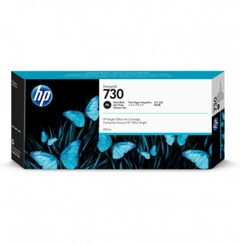 Струйный картридж HP P2V73A 730 для HP DesignJet, 300 мл, черный фото