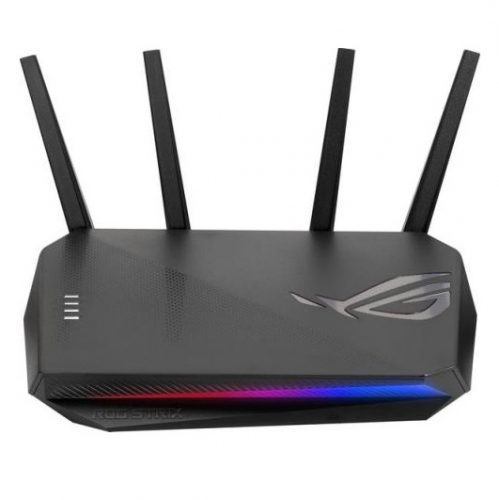 Двухдиапазонный маршрутизатор ROG Strix GS-AX5400:Wi-Fi 6, cовместимость с PS5, Adaptive QoS, VPN Fusion, port fwd, Aura Двухдиапазонный маршрутизатор ROG Strix GS-AX5400:Wi-Fi 6, cовместимость с PS5, Adaptive QoS, VPN Fusion, port fwd, Aura