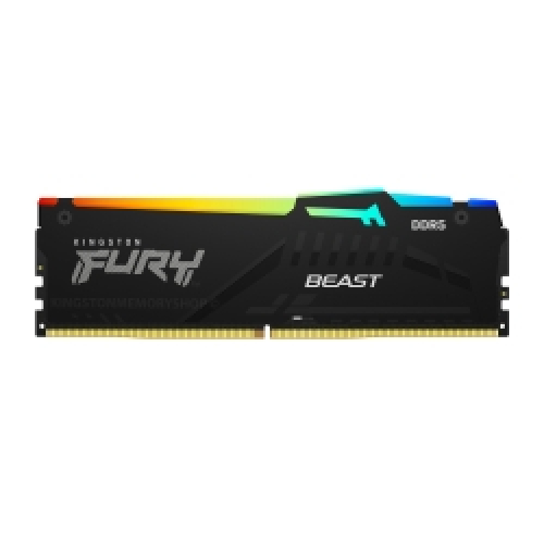 ОЗУ Kingston Fury Beast RGB 8Gb 4800MHz DDR5 DIMM, CL38, 1.1v, KF548C38BBA-8 ОЗУ Kingston Fury Beast RGB 8Gb 4800MHz DDR5 DIMM, CL38, 1.1v, KF548C38BBA-8