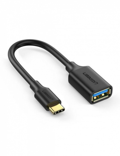 Кабель UGREEN US154 USB-C Male to USB 3.0 A Female Cable (Black)