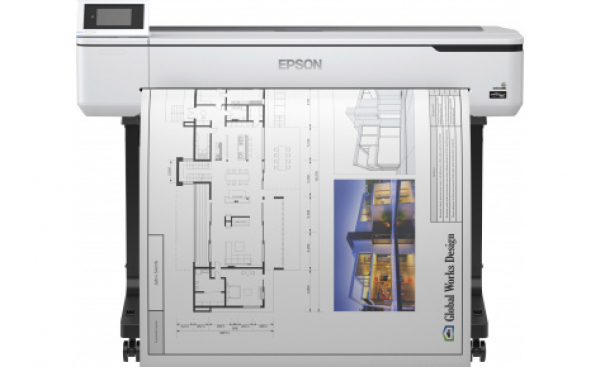 Плоттер Epson SureColor SC-T5100 C11CF12301A0, печать A0+ (2400x1200 dpi), USB 3.0, Gigabit ethernet interface, Wi-Fi Плоттер Epson SureColor SC-T5100 C11CF12301A0, печать A0+ (2400x1200 dpi), USB 3.0, Gigabit ethernet interface, Wi-Fi