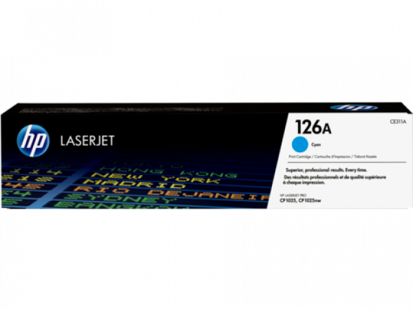 Картридж лазерный HP CE311A, Голубой, 1000 страниц для Color LaserJet CP1025