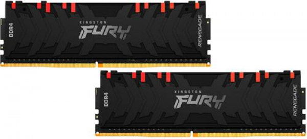 ОЗУ Kingston FURY Renegade RGB 64Gb(32Gb*2)/3600 DDR4 DIMM, CL18, KF436C18RBAK2/64