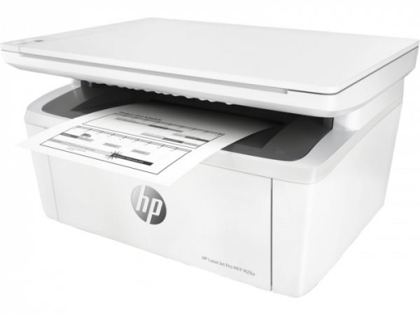 МФУ HP LaserJet Pro MFP M28a W2G54A, принтер: 600x600dpi, сканер: 1200x1200dpi, копир: 600x400dpi, A4, USB 2.0