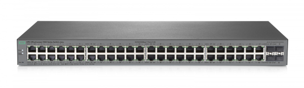 Коммутатор J9981A HPE OfficeConnect 1820 48G 4SFP Layer 2 Switch (48xRJ-45 10/100/1000, 4xSFP 100/1000, Lifetime w-y