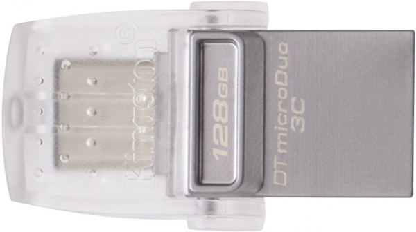 USB Flash Kingston 128Gb DTDUO3C/128GB, microDuo 3C, USB 3.0/3.1 + Type-C flash drive