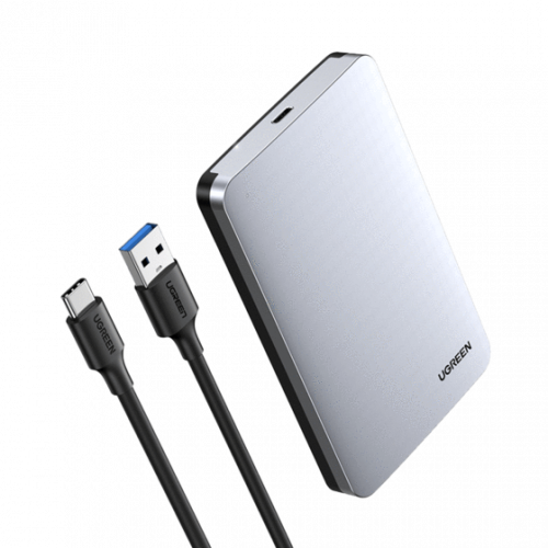 Кейс для SSD/HDD Ugreen CM300 2.5apos;apos; SATA External Hard Drive Enclosure with C To A cable, 70498 Кейс для SSD/HDD Ugreen CM300 2.5apos;apos; SATA External Hard Drive Enclosure with C To A cable, 70498