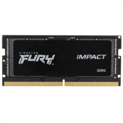 ОЗУ для ноутбука Kingston Fury Impact SO DIMM DDR5,16GB(16GBx1)4800MT/s Non ECC SODIMM,1RX8,KF548S38IB-16